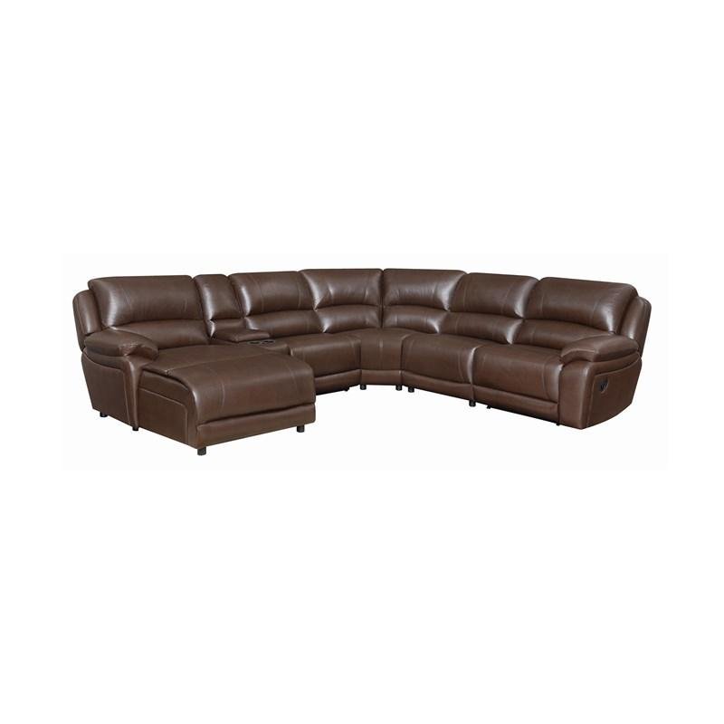 Mackenzie 600357 6 pc Reclining Sectional (Sectionals – Reclining)