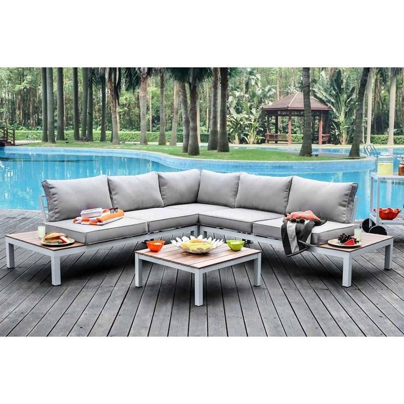 Patio Sectional with Ottoman Set (Outdoor Seating – Sectionals)