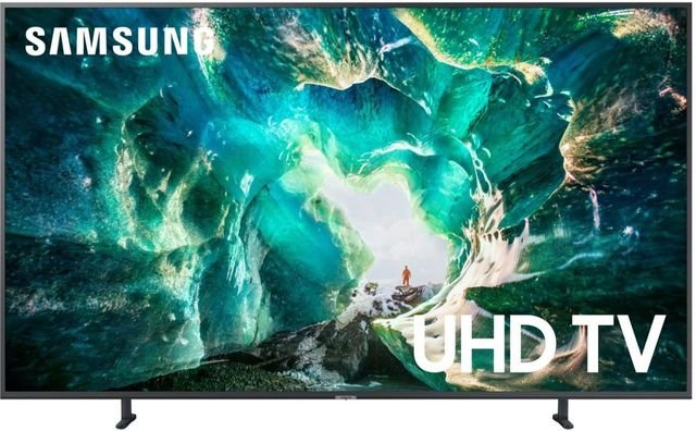 At a Glance See entertainment bursting with color. This RU8000 4K UHD TV weaves a gorgeous tapestry of vivid shades and stunning detail, and even lets you control your content hands-free. Find and play music, movies and shows with a simple voice command.