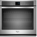Whirlpool WOS51EC0HS 30 Inch 5.0 Cu. Ft. Smart Single Oven with Touchscreen, Frozen Bake™ Technology, Temperature Sensor, Multi-Step Cooking, Rapid Preheat, Keep Warm Setting, Control Lock Mode, Star K Compliant Sabbath Mode and 10.0 cu. ft. Total Capacity: Stainless Steel