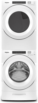 Whirlpool WFW5620HW 27 Inch Front Load Washer with 4.5 cu. ft. Capacity, Load & Go™ Dispenser, 37 Wash Cycles, Steam Cycle, Sanitize, Quick Wash, ADA Compliant, and ENERGY STAR® Certified